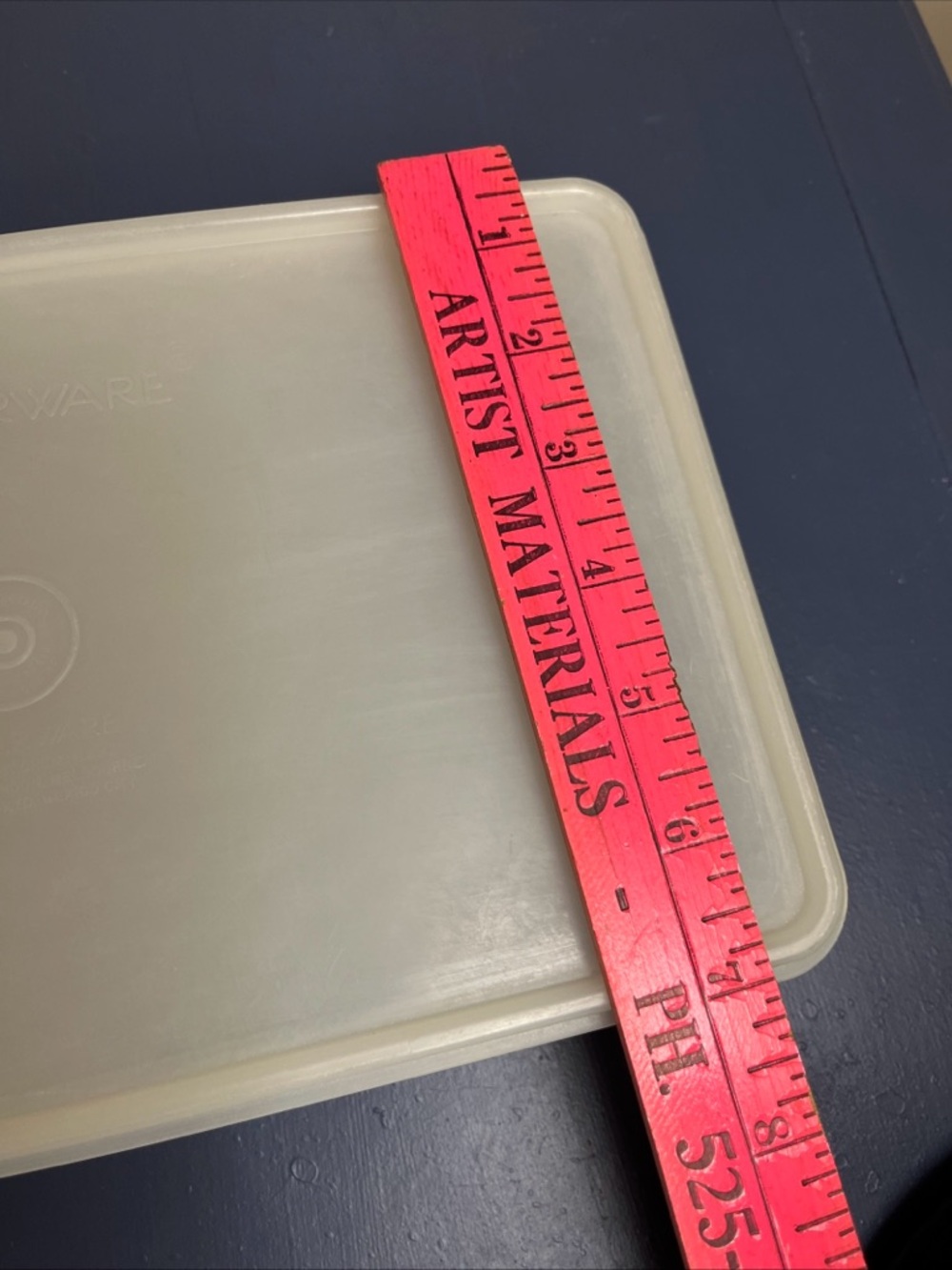 Tupperware White Rectangular Storage Lid - Picture 7 of 8